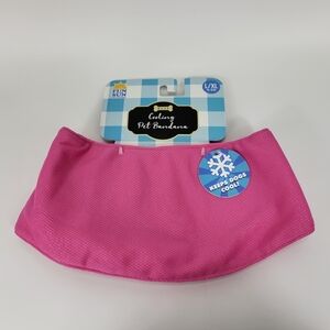 Woof Brand Pet Dog Cooling Neck Bandana Cool Relief Size Large XL L/XL Pink